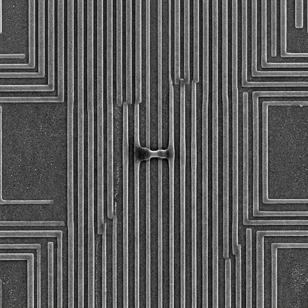 Line Bridge Short SEM