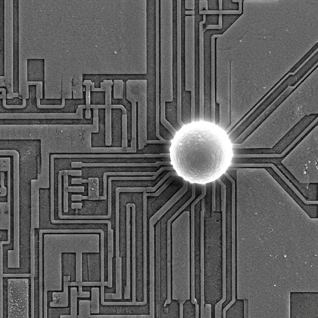 Chamber Particle Defect SEM